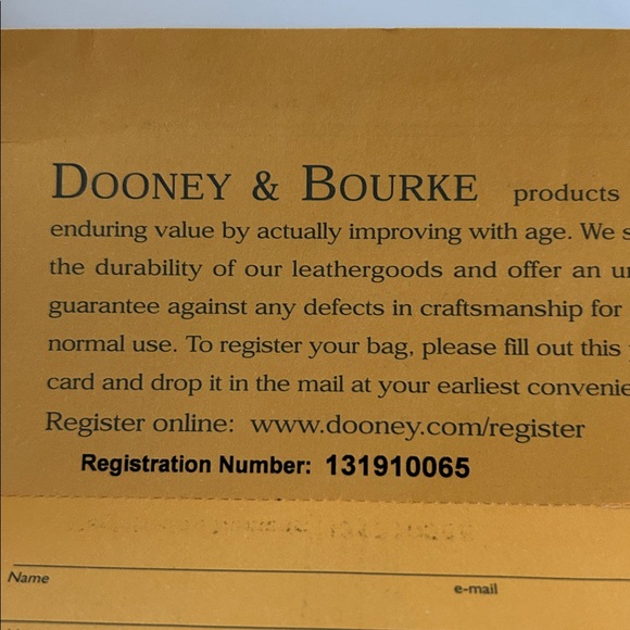 Dooney & Bourke Florentine large leather satchel Oyster color - Picture 6 of 17